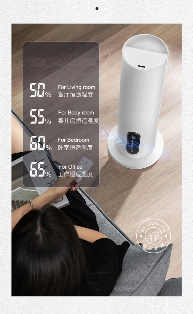 UV Sterilize Large Humidifiers for Bedroom,  Top Fill air Humidifiers Cool Mist Quiet Floor  ultrasonic sterilize humidifier