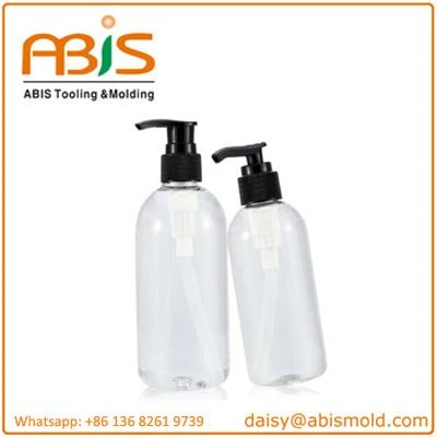 Lotion Soap Gel Packaging Flat Round Plastic Shampoo Bottle